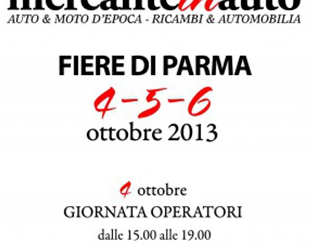 Mercante in auto – Parma – 2013